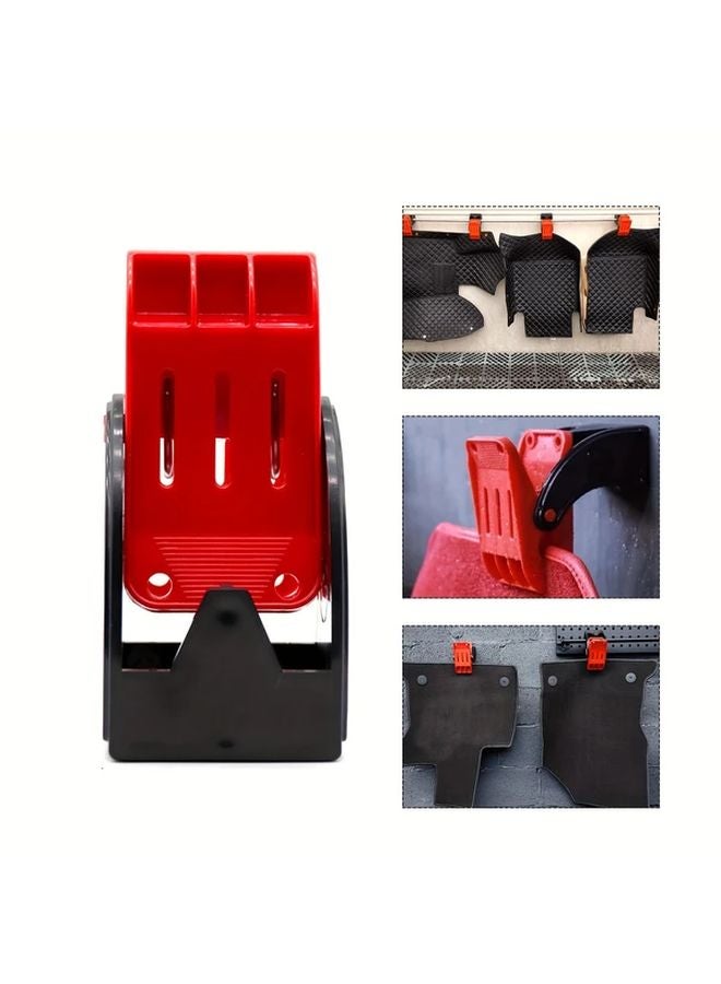 4pcs Car Floor Mat Cleaning Clip With Screws For Auto Detailing And Car Wash Shop - Image 4